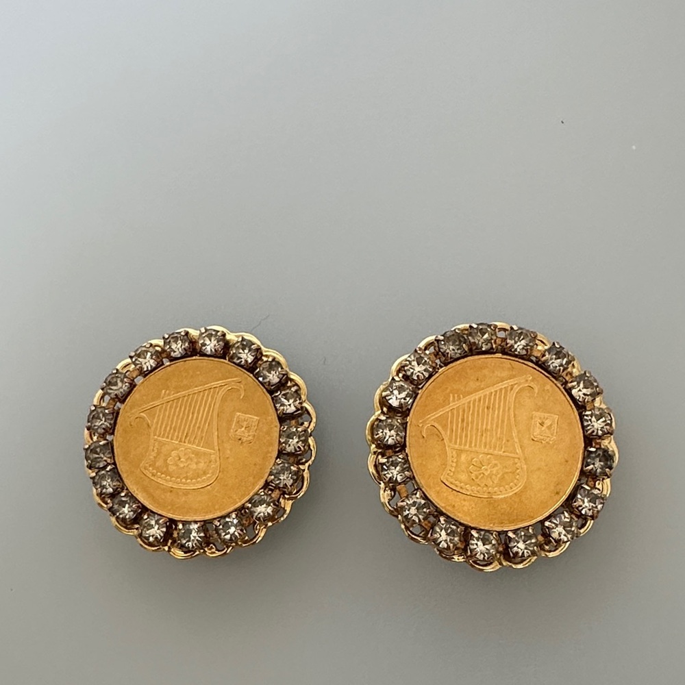 Vintage-Inspired Gold and Silver Earrings